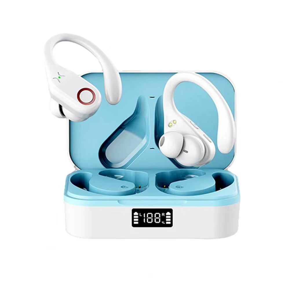 Bluetooth-compatible Wireless Earbuds with Charging Case Intelligent Noise Cancellation Compact Size Portable Low Latency Earpho