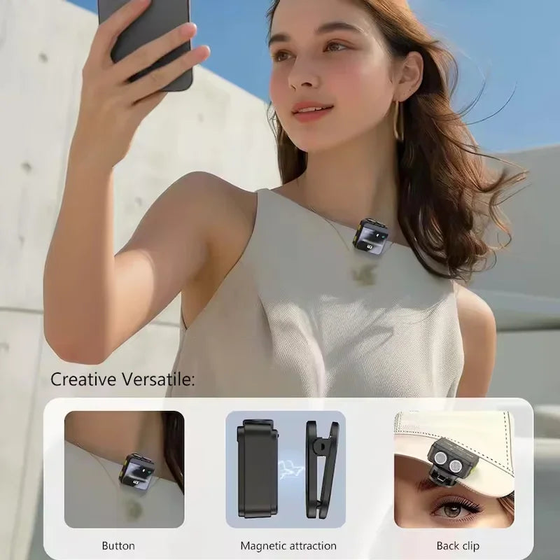 2025 Wireless Lavalier Microphone Noise Reduction Audio Video Recording Microphone For Tiktok Live Broadcast With Charging Box