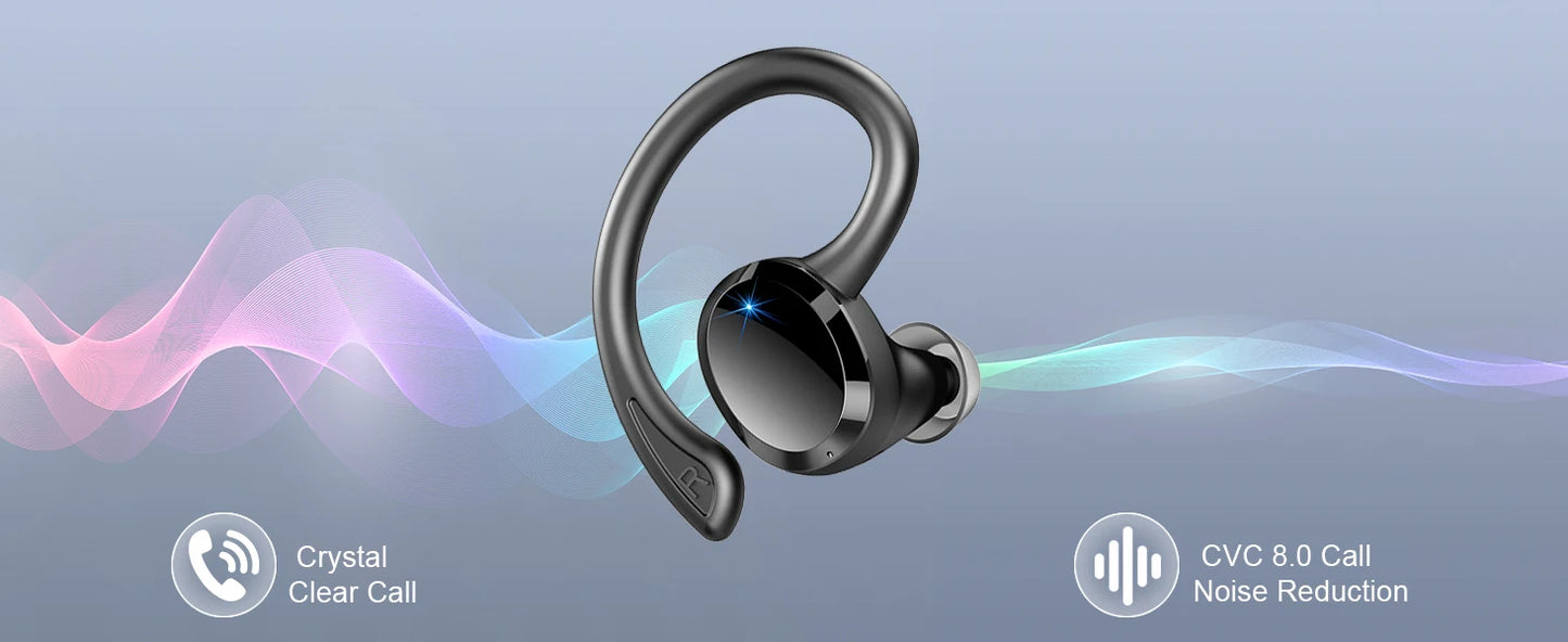Wireless Bluetooth 5.3 Earbuds – Noise Cancelling, IP7, 40H Playtime
