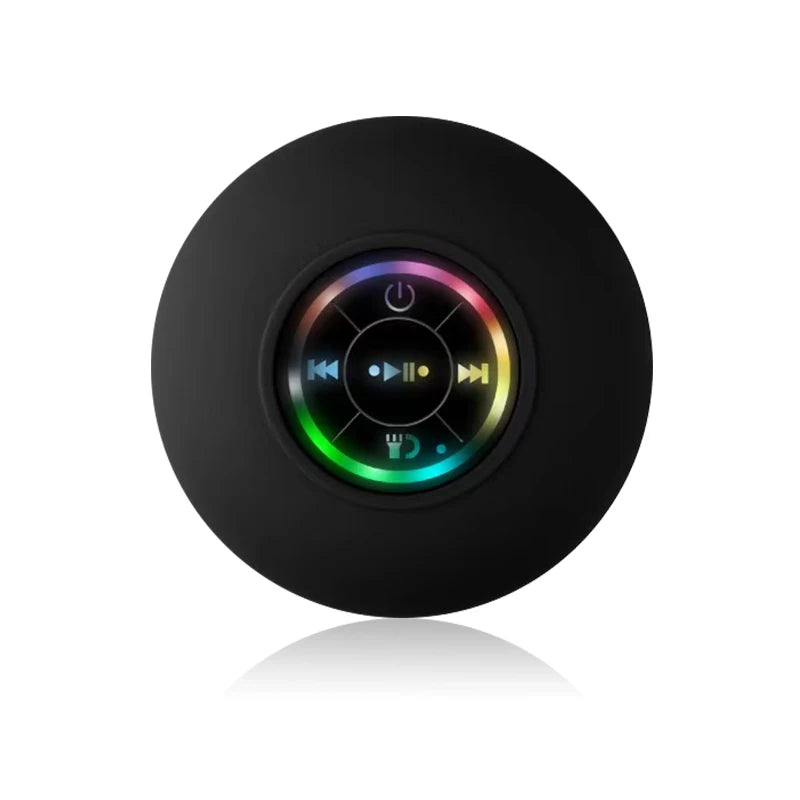 Waterproof Bluetooth Shower Speaker with LED Light