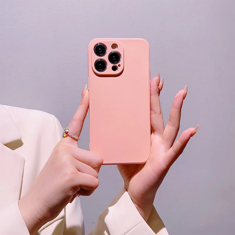 2023 New for Apple iphone 15 promax phone case iPhone 14 phone 13/12/11/X liquid silicon phone Accessories for iphone 15 Case