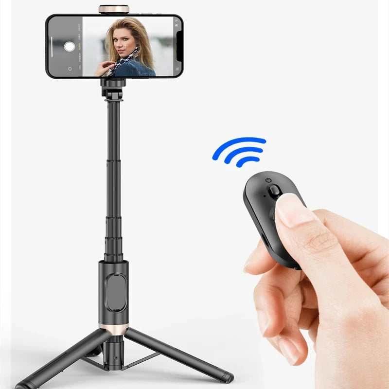 FGCLSY 2024 Bluetooth Selfie Stick & Tripod | Foldable Wireless Monopod with Remote Shutter for iPhone & Android Live Streaming & Photography