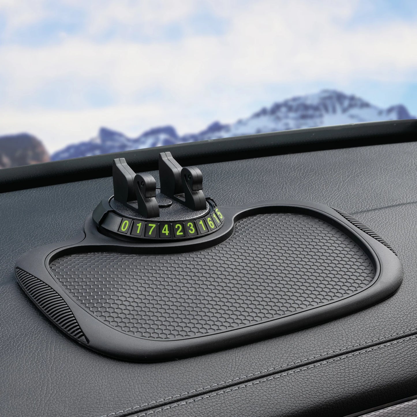 Anti-Slip Mat Anti-skid Pad Anti-Slide Sticker Non-slip Sticky Car Central Control Large Auto Phone Parking Number Cards Holder