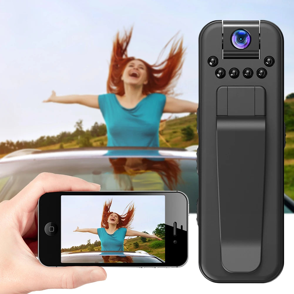 HD 1080P Mini Camera with Motion Detection Infrared Night Vision Perfect for Outdoor Sports and Video Surveillance