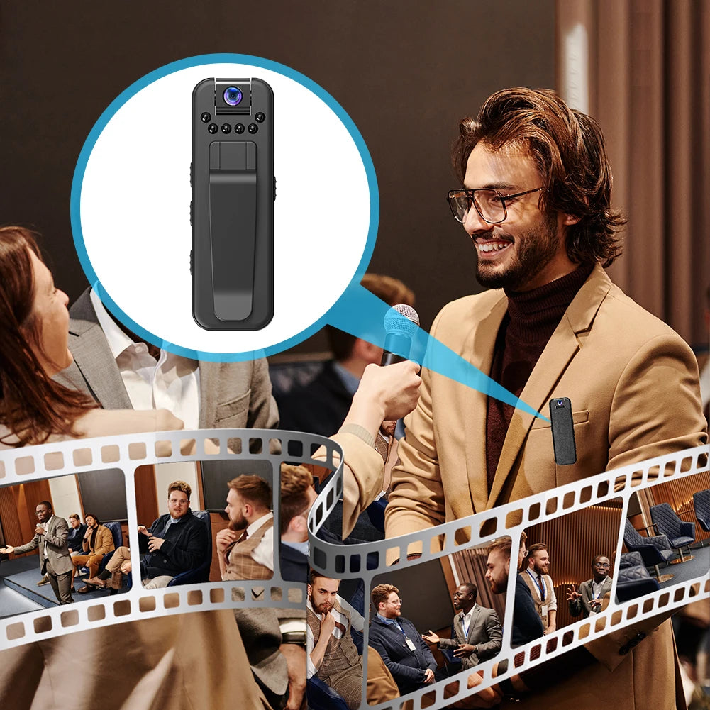 HD 1080P Mini Camera with Motion Detection Infrared Night Vision Perfect for Outdoor Sports and Video Surveillance