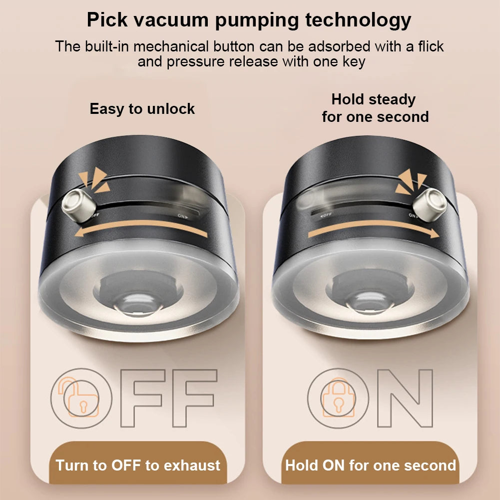 Foldable Magnetic Vacuum Car Phone Holder 360° Adjustable Double Side Suction Cup Car Navigation Bracket for iPhone 16 15 Xiaomi