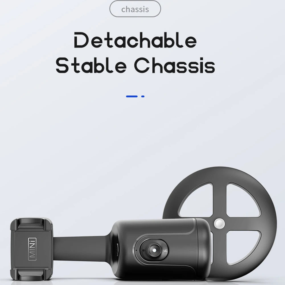 360° AI Smart Tracking Gimbal Stabilizer | Auto Face Recognition & Follow Mode | Handheld Selfie Stick for Smartphones
