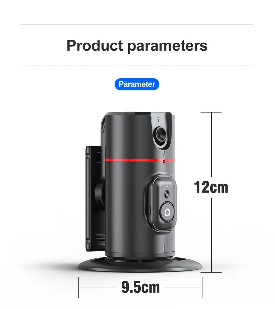 Face Tracking Gimbal tripod 360 Rotation 1.5M selfie stick and Light Stabilizer Selfie Desktop for Tiktok Smartphone