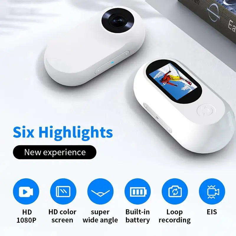 HD 1080P Dog Collar Camera No WiFi Needed Lightweight Pet Tracker with 32G Card for Barking Cats and Dogs