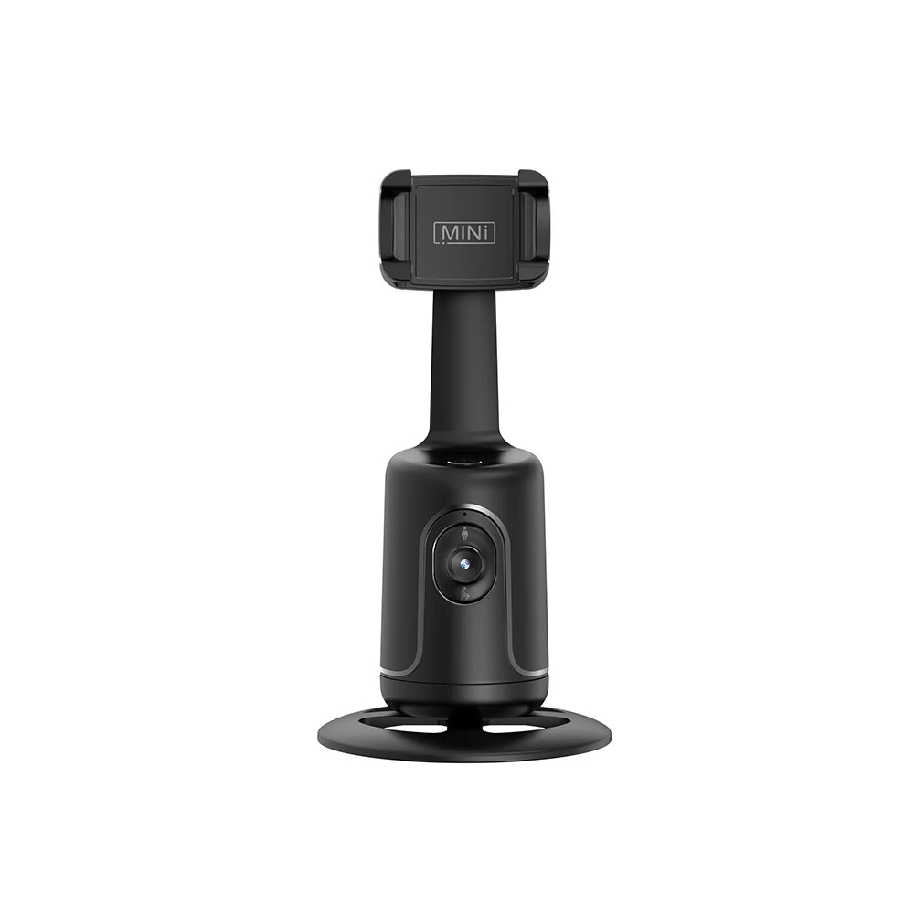 360° AI Smart Tracking Gimbal Stabilizer | Auto Face Recognition & Follow Mode | Handheld Selfie Stick for Smartphones