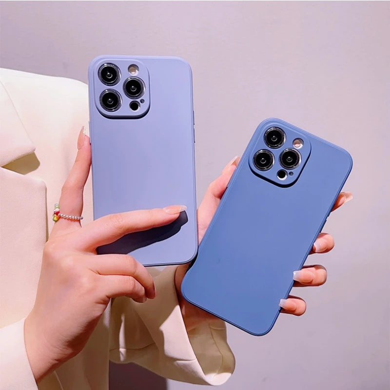 2023 New for Apple iphone 15 promax phone case iPhone 14 phone 13/12/11/X liquid silicon phone Accessories for iphone 15 Case