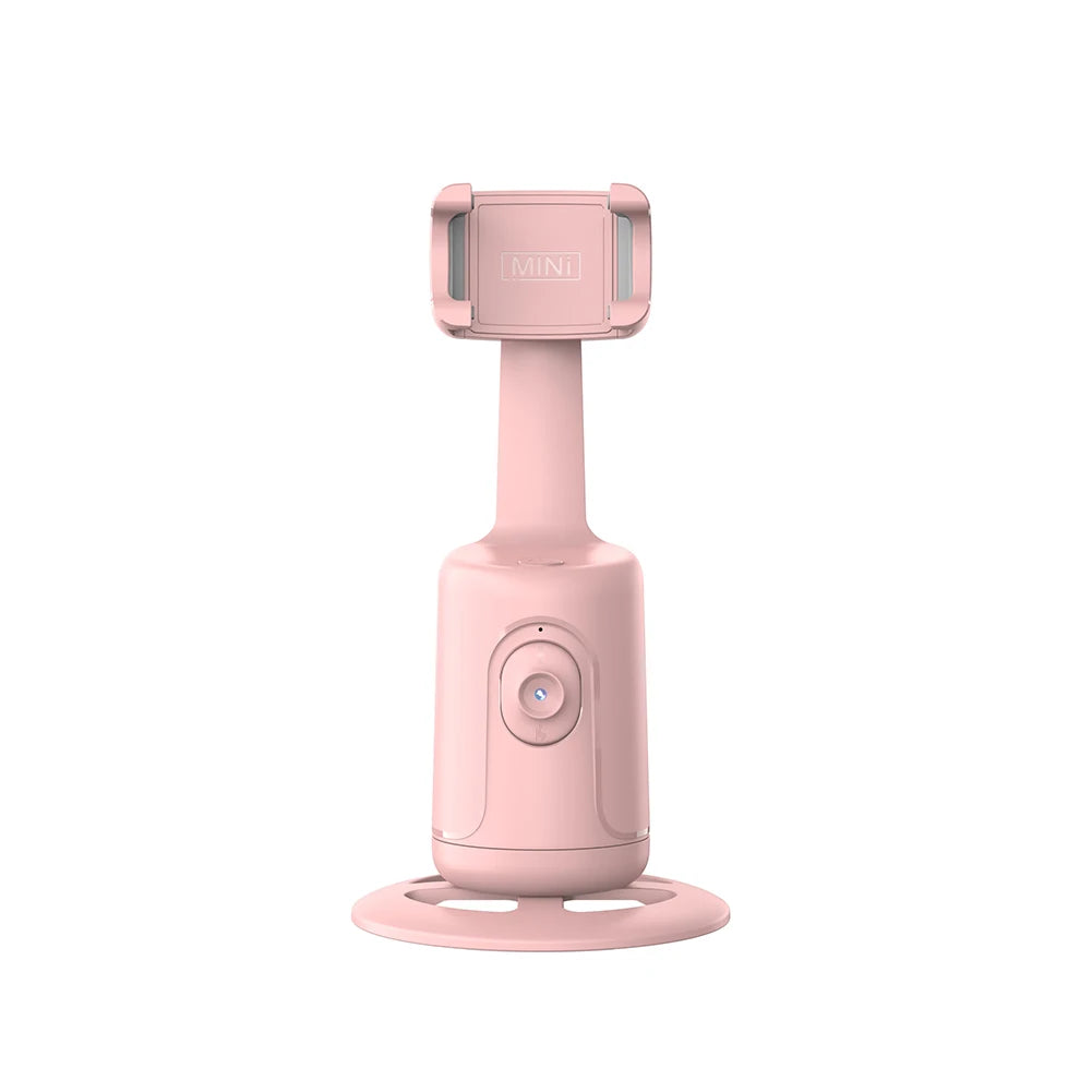 360° AI Smart Tracking Gimbal Stabilizer | Auto Face Recognition & Follow Mode | Handheld Selfie Stick for Smartphones