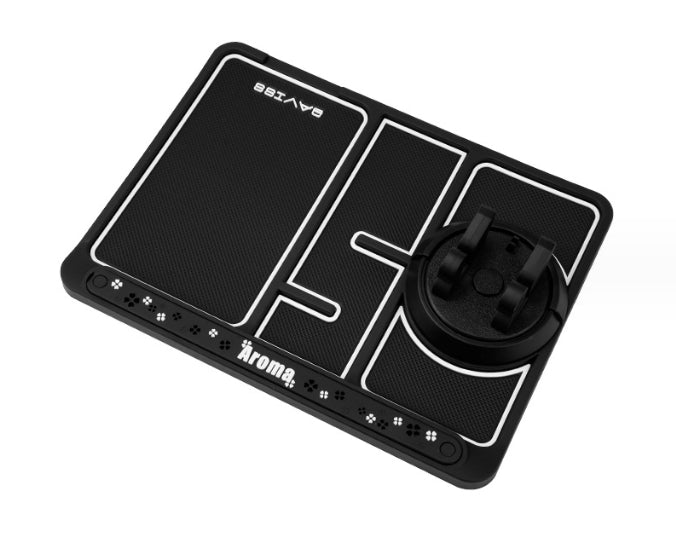 4-in-1 Car Anti-Slip Phone Holder with Parking Plate