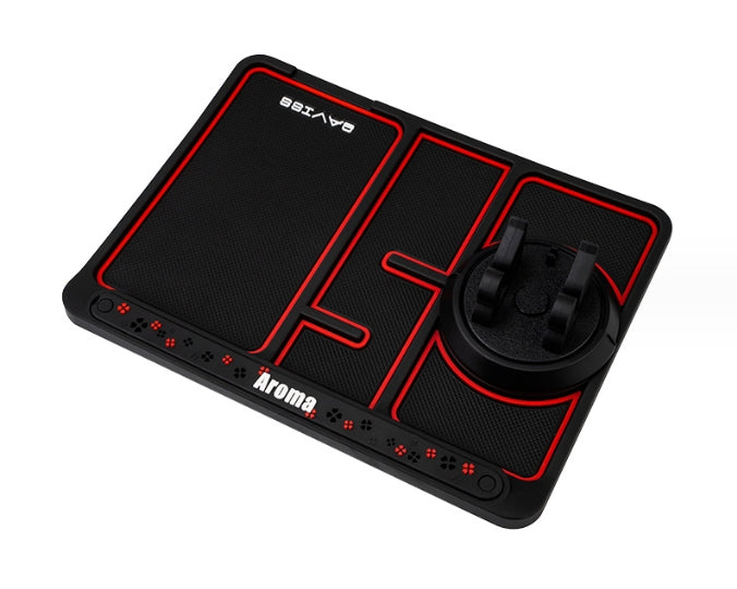 4-in-1 Car Anti-Slip Phone Holder with Parking Plate