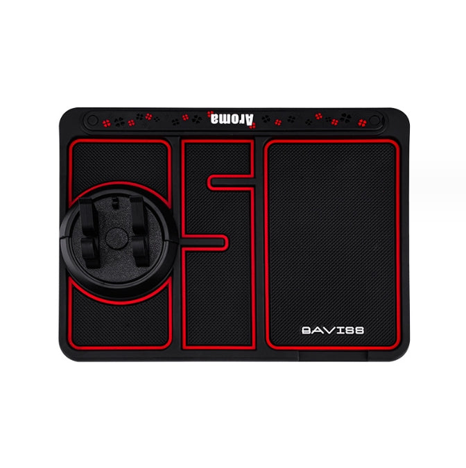 4-in-1 Car Anti-Slip Phone Holder with Parking Plate