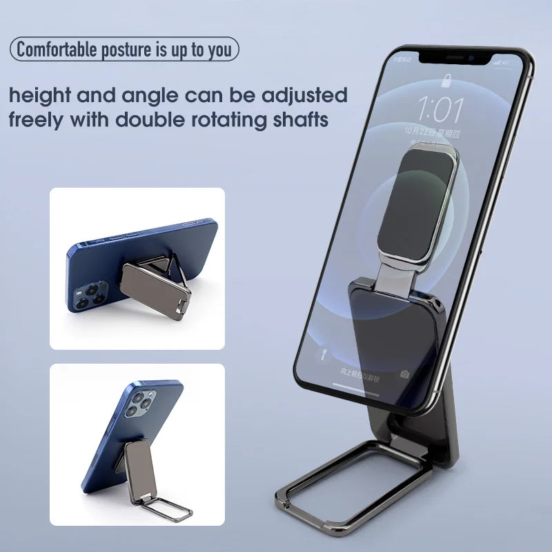 Phone Holder Foldable Cellphone Support Stand For iPhone Xsmax 12 Huawei Xiaomi Mi 9 Adjustable Mobile Smartphone Holder Stand