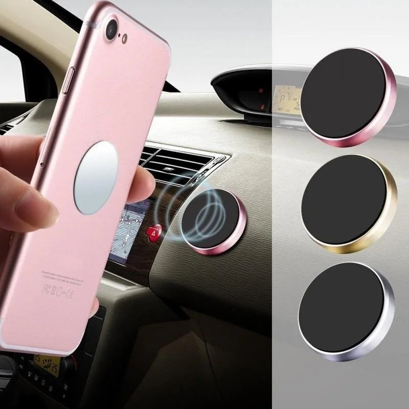 Magnetic Car Phone Holder | Universal Mini Dashboard Mount | Secure Hands-Free Phone Stand