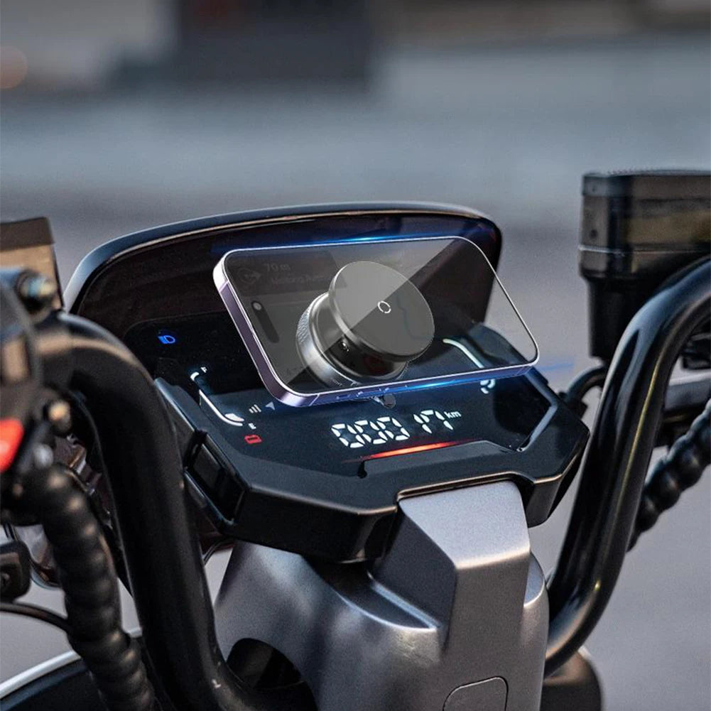 Magnetic Vacuum Car Phone Holder | 360° Rotating Suction Cup Mount | Strong Grip for iPhone & More