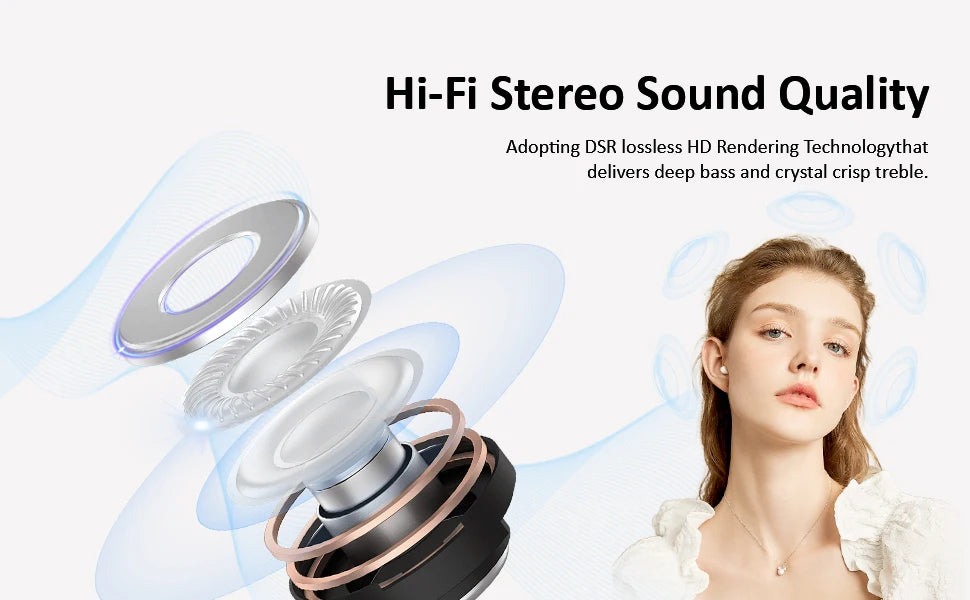 Smallest Invisible Mini Earbuds Wireless Bluetooth, Micro Tiny Discreet Hidden Headset Sleep Earphone,for Small Ear Canals