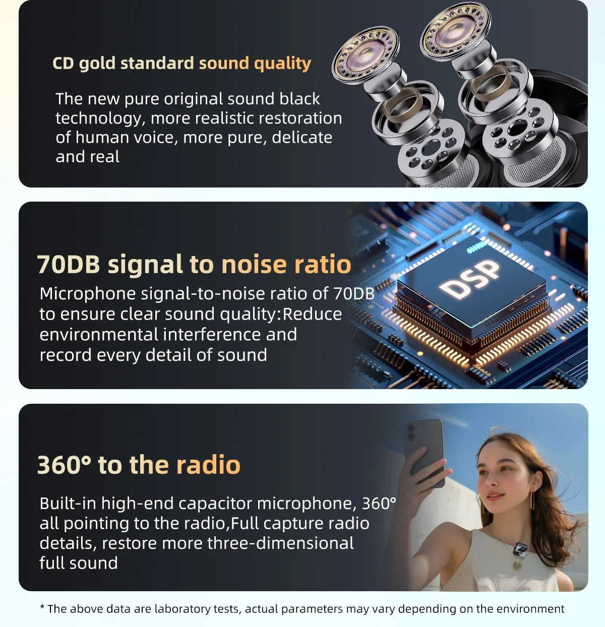 2025 Wireless Lavalier Microphone Noise Reduction Audio Video Recording Microphone For Tiktok Live Broadcast With Charging Box