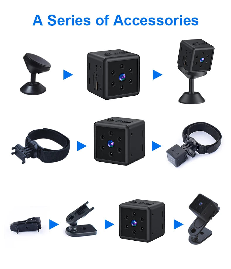 MD25 Micro Video  Record Camera 1080P HD Voice Comrecorders Mini Cam espia Infrared Night Vision Recording Clip Sports DV