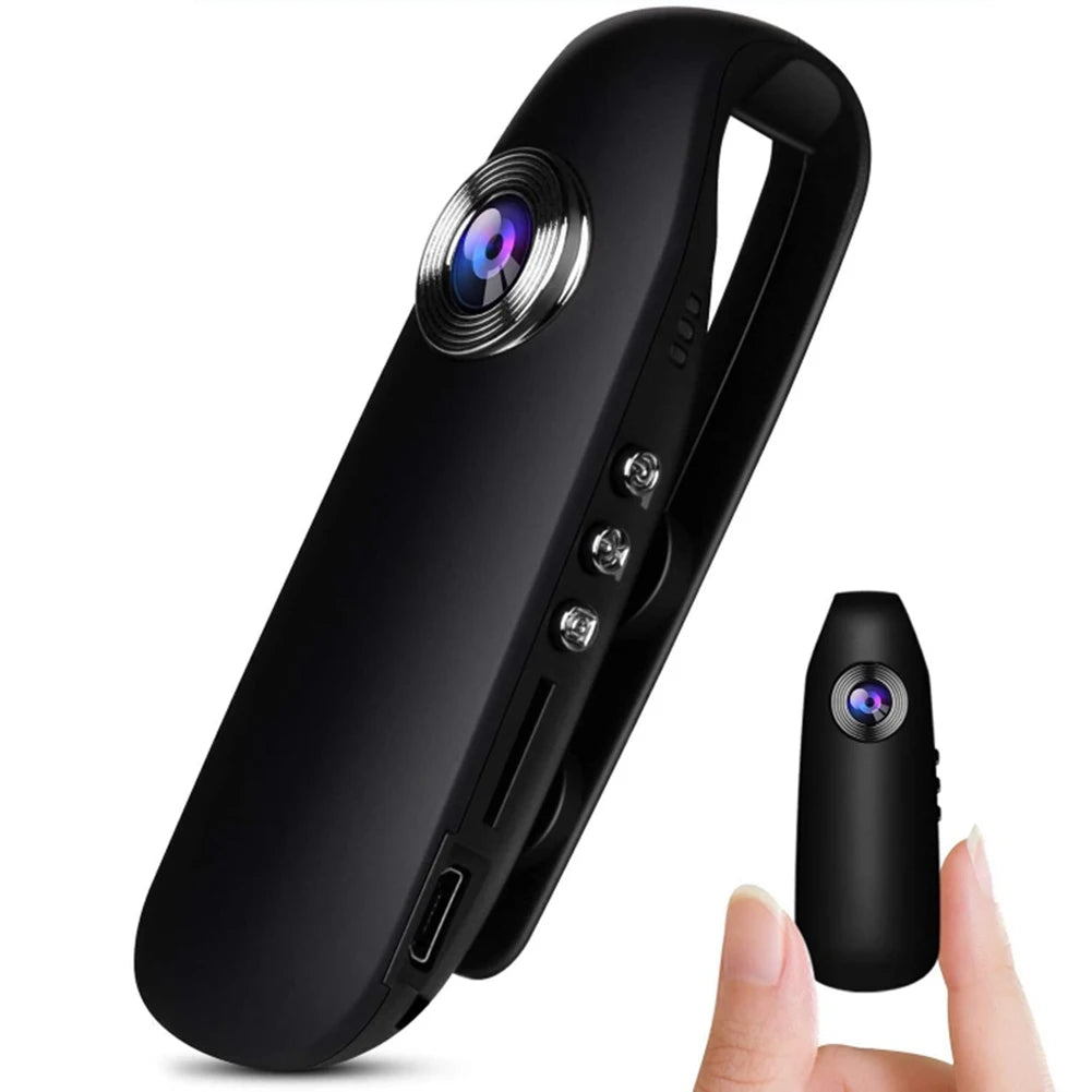 HD Mini Body Camera with Motion Detection | Cycling Video Recorder | Portable Law Enforcement Cam | High-Speed Pocket Body Cam