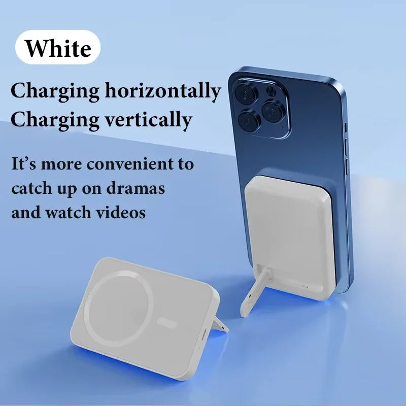 Magnetic Power Bank for IPhone 12 13 14 15 for Magsafe Powerbank Portable Wireless Charger Auxiliary External Spare Battery Pack