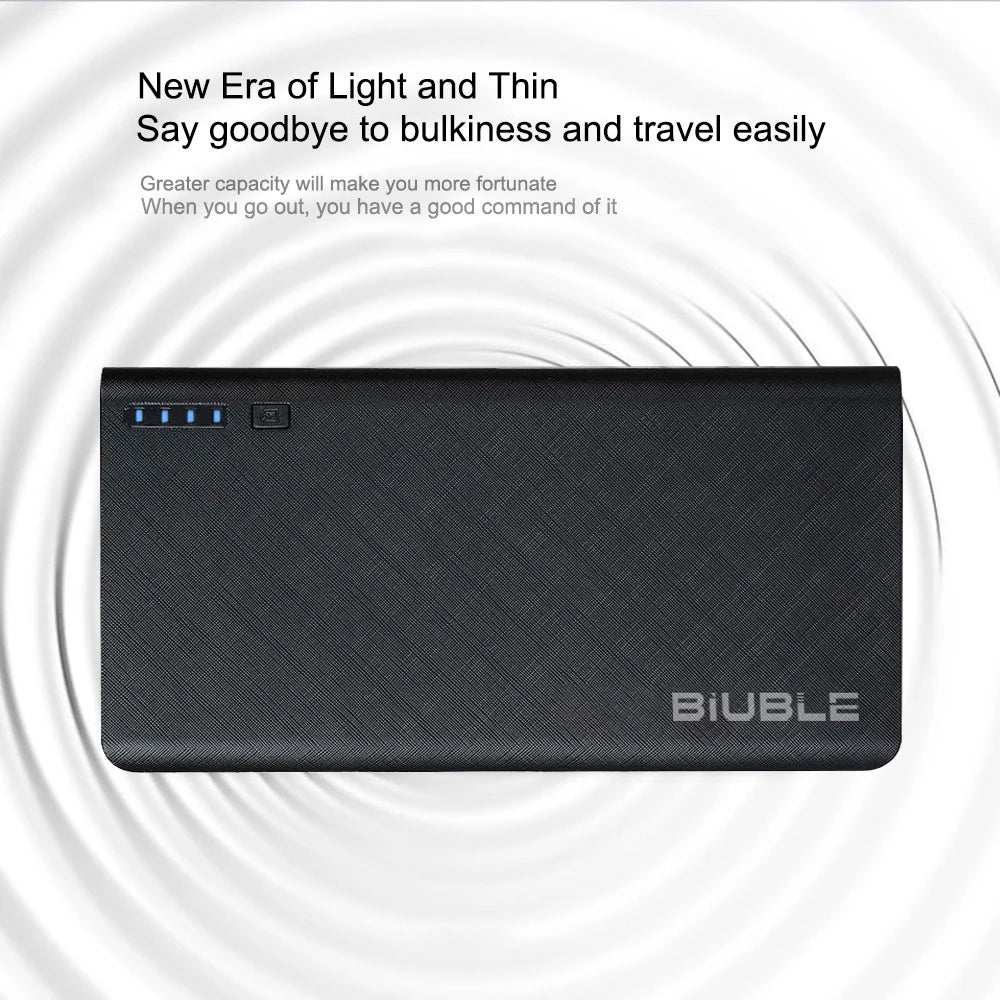 Super Fast Charging 15000mAh High Capacity Power Bank Battery 4USB Power Bank For Iphone Samsung Huawei