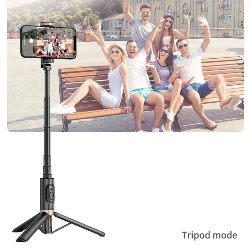 FGCLSY 2024 Bluetooth Selfie Stick & Tripod | Foldable Wireless Monopod with Remote Shutter for iPhone & Android Live Streaming & Photography