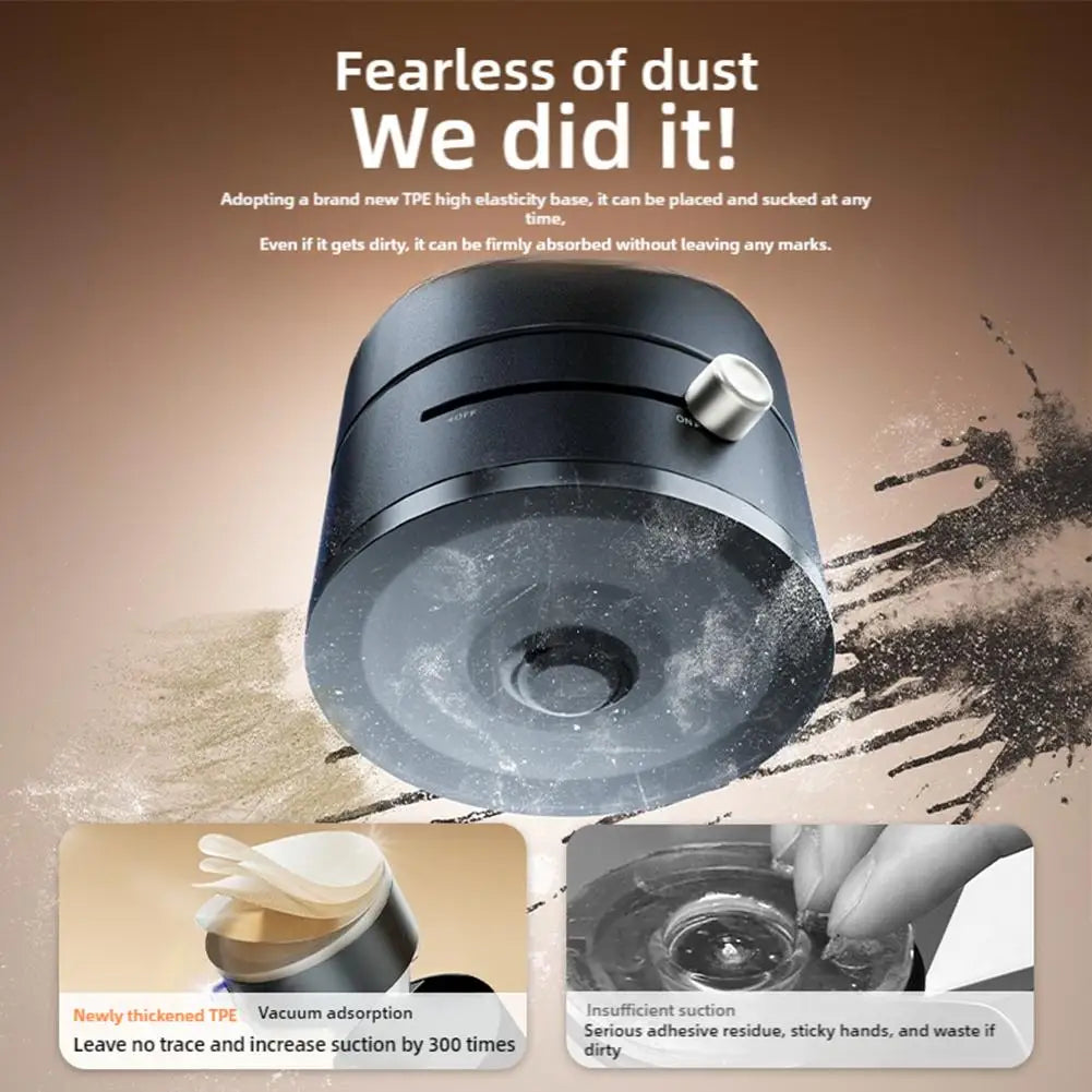 Vacuum Suction Cup Magnetic Car Phone Holder Double-Sided Foldable Magnetic Auto Phone Bracket For Car Interior Accessories