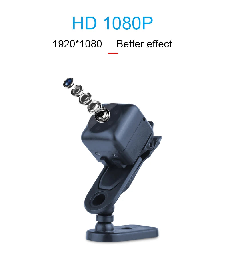 MD25 Micro Video  Record Camera 1080P HD Voice Comrecorders Mini Cam espia Infrared Night Vision Recording Clip Sports DV