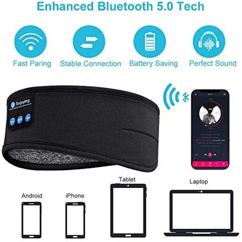 Bluetooth Sports & Sleep Headband Headphones