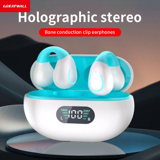 GreatWall Bluetooth 5.3 Wireless Earbuds – Low-Latency, HD Sound, Sports & Workout Headphones with Long Battery Life