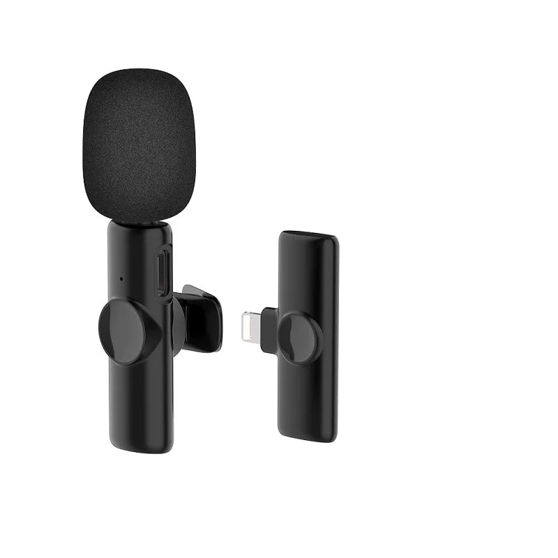 Wireless Lavalier Microphone for iPhone & Android