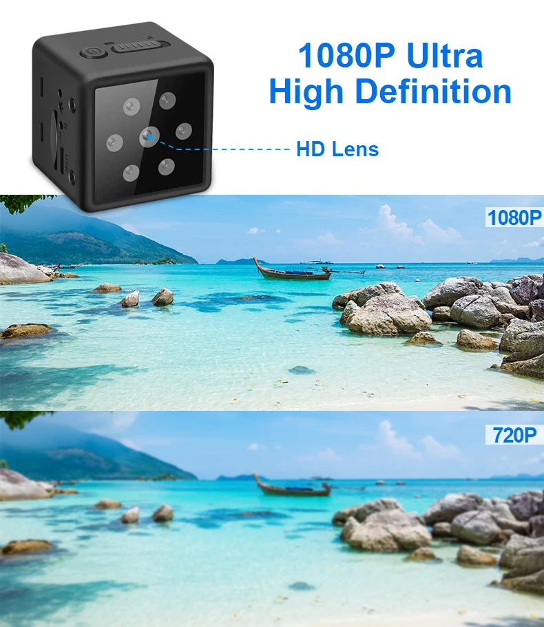 MD25 Micro Video  Record Camera 1080P HD Voice Comrecorders Mini Cam espia Infrared Night Vision Recording Clip Sports DV