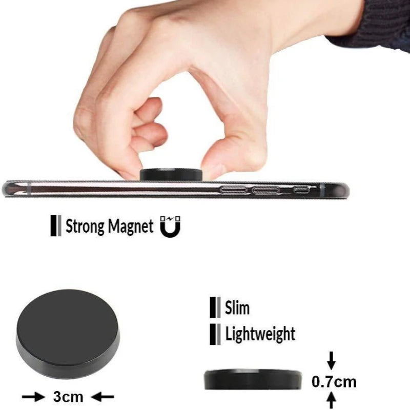 Magnetic Car Phone Holder | Universal Mini Dashboard Mount | Secure Hands-Free Phone Stand