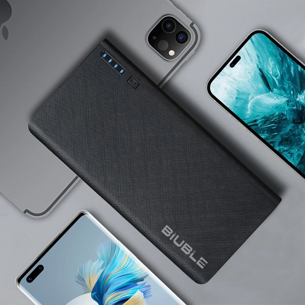 Super Fast Charging 15000mAh High Capacity Power Bank Battery 4USB Power Bank For Iphone Samsung Huawei